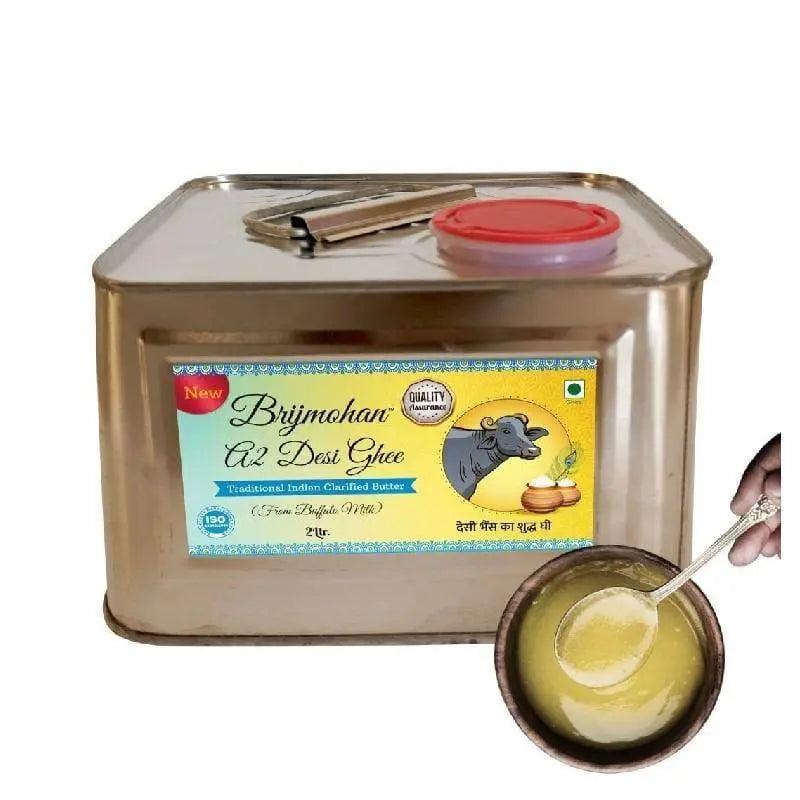 brijmohan buffalo a2 desi ghee 2 liter