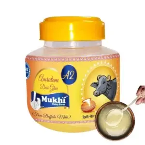 mukhia amrutam a2 buffalo desi bilona ghee 250 ml
