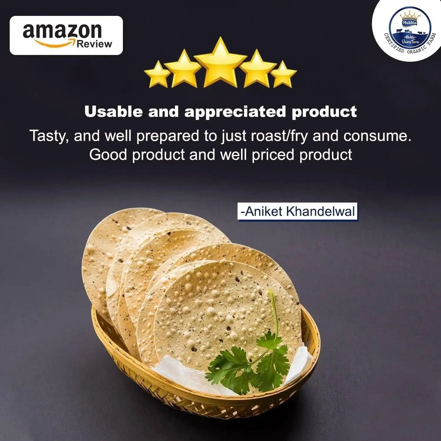 mukhia papad 200 gms