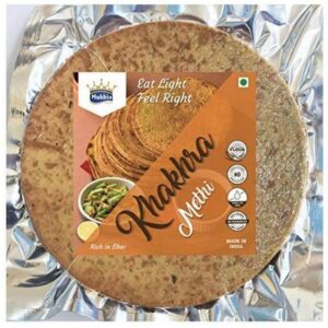 mukhia khakhra methi 200gms (pack of 2) with free container