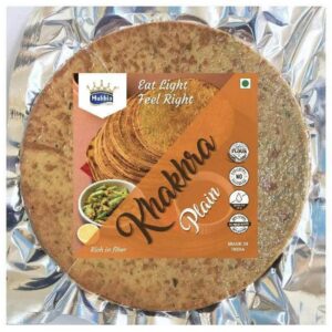 mukhia khakhra plain 200gms (pack of 2) with free container